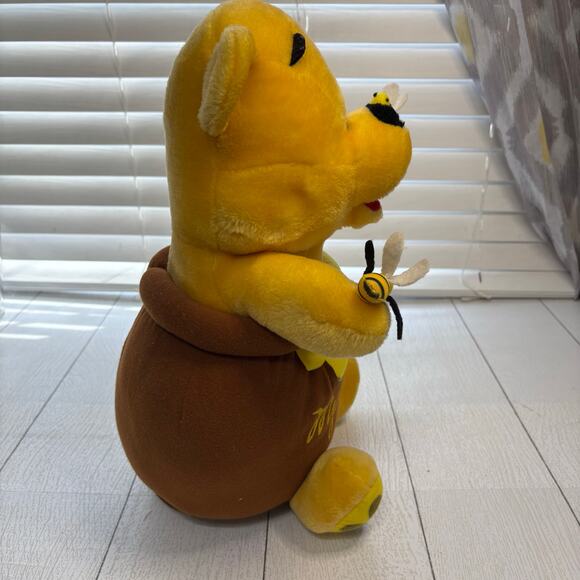 Winnie The Pooh In A Honey Pot Stuffed Bear - Picture 3 of 11